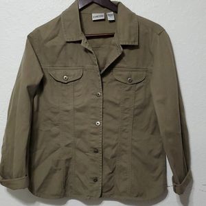 Chico's Jean Shacket Sz 1
